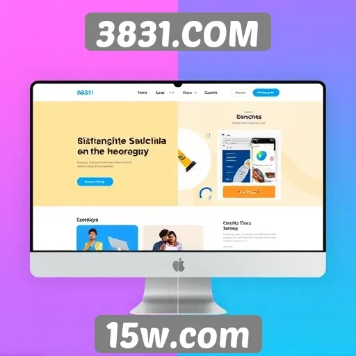 A evolução do design do site 3831.COM